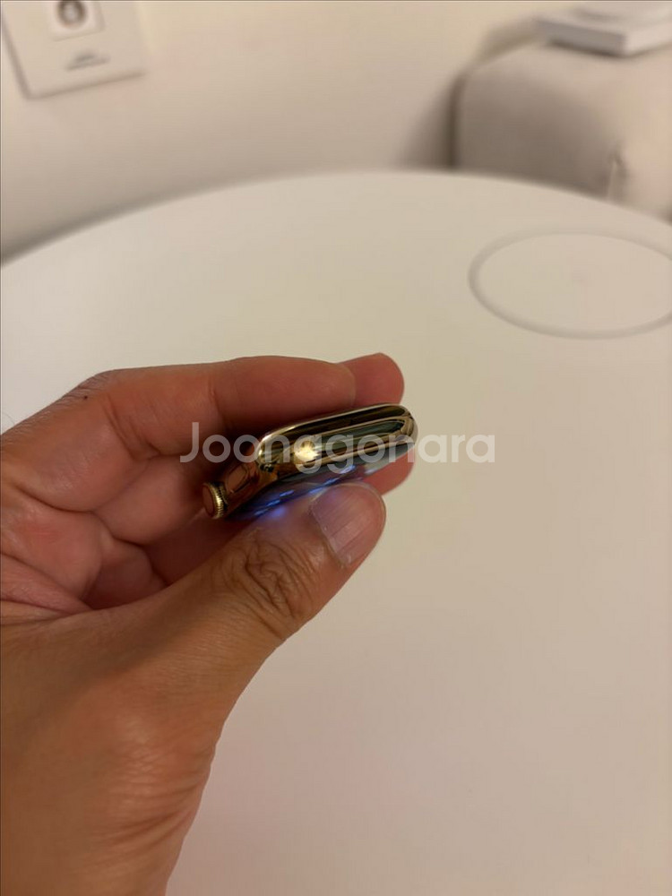 (셀룰러,새상품급)애플워치8 스테인리스 골드--7