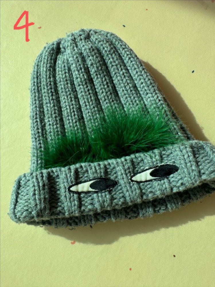 유아 모자 비니--5