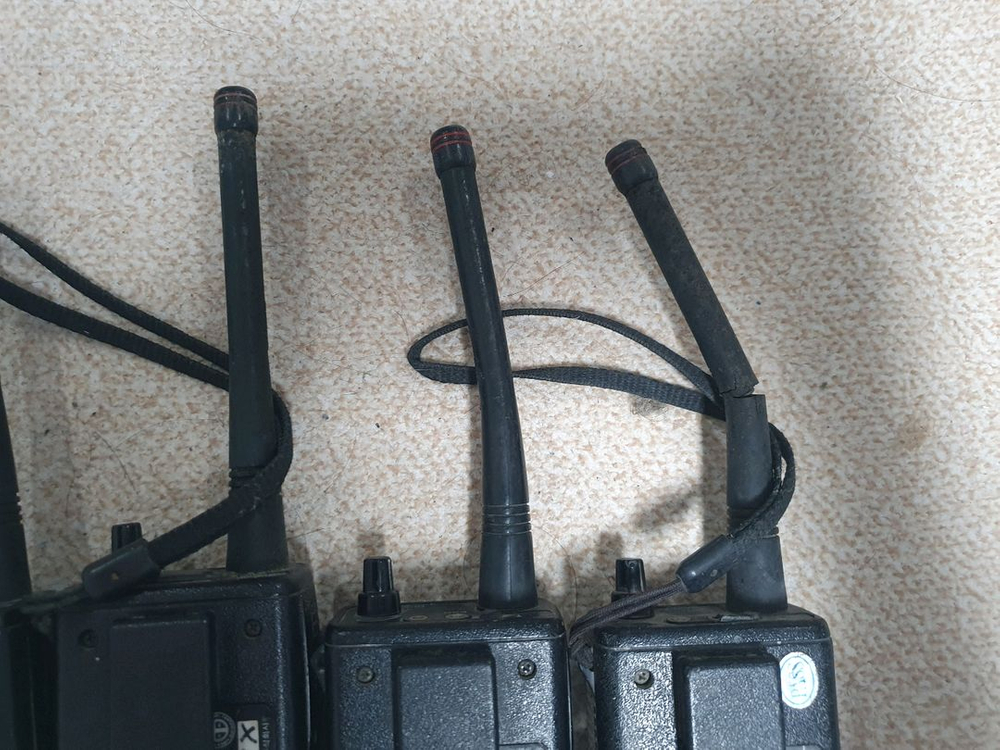 무전기 유니모 PD2000 부품용 5대--2