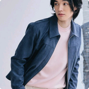 탑텐 스웨이드 트러커 자켓