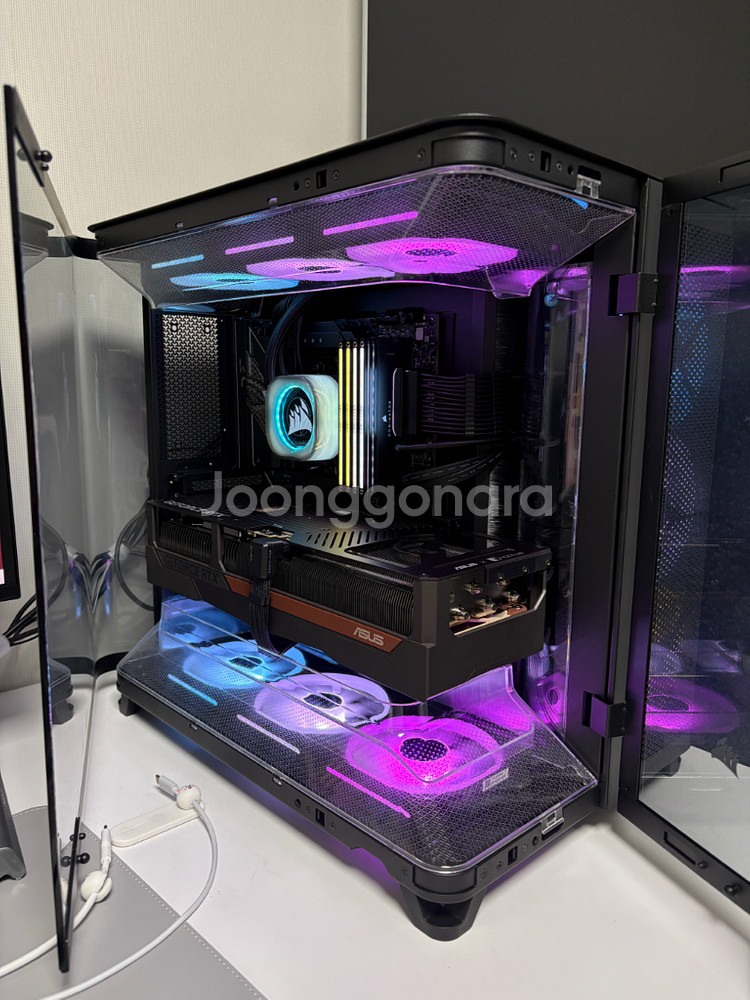 9800x3d rtx5080 커세어 완본체 팝니다.--1