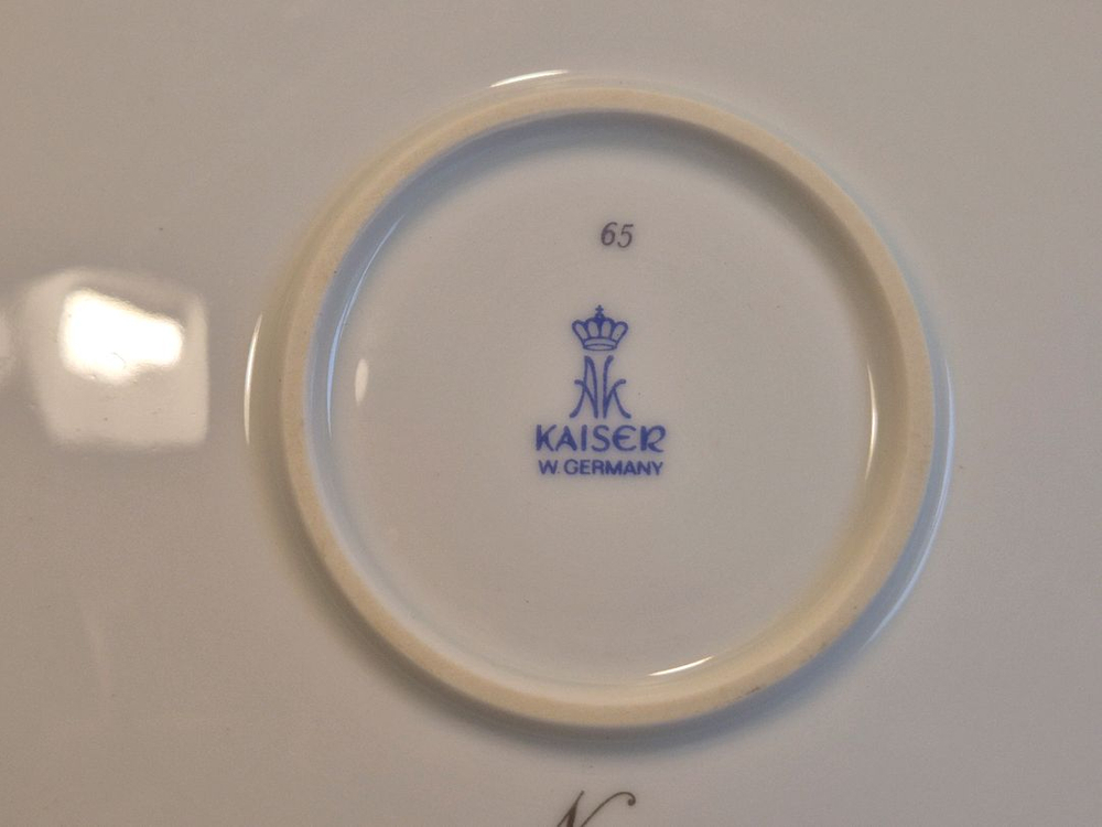 엔틱 독일 카이저 장식용 대형 접시 이미지