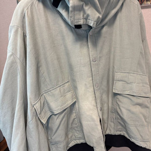 톰보이 양털 자켓 스카이민트 라지 왕따심 짱 가오리 힙