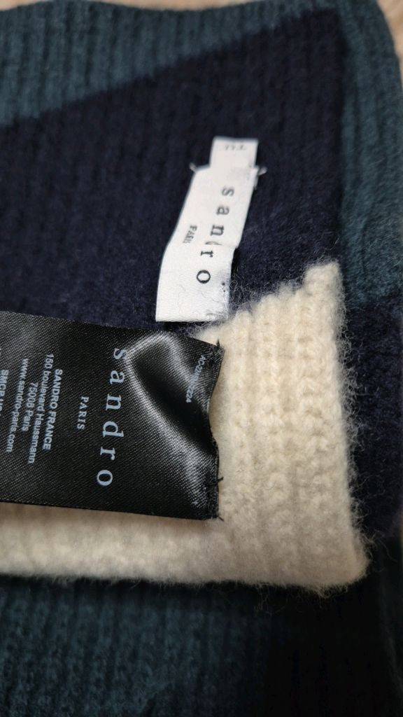 산드로 울 머플러 목도리--3