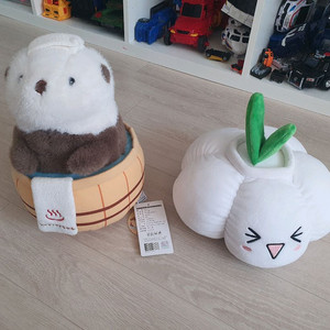 온천 해달 인형, 마늘 인형 일괄(덤드림)
