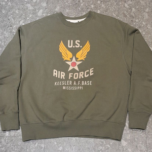 유니폼브릿지 에어포스 헤비 스웻셔츠 카키 (L) 이미지
