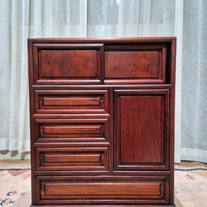 빈티지 화류목 서랍 수납장