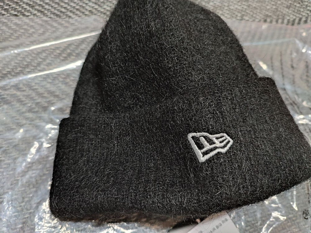 뉴에라 모헤어 비니 블랙 새제품--3