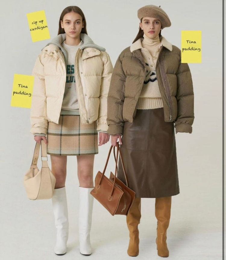 그로브스토어 리타 가디건 브라운--0