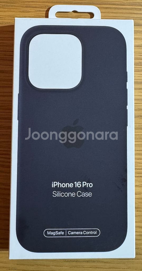 애플정품 아이폰16프로 실리콘케이스-블랙--0