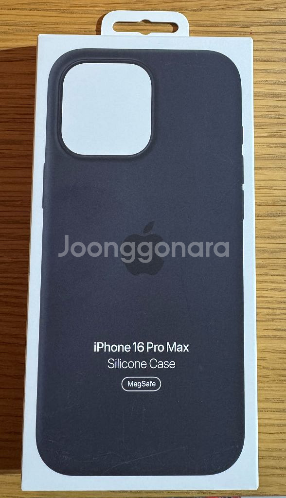 애플정품 아이폰16프로max 실리콘케이스-블랙--0