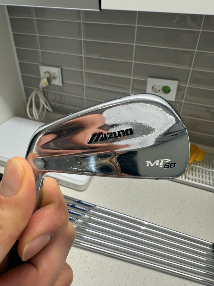 좌타 미즈노 머슬백 아이언 mp68 3-p(8아이언) 좌타 왼손--4