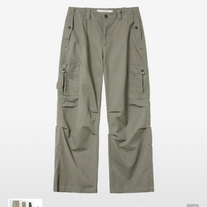 패러킷 카키 코튼 워크 팬츠(M)