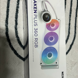 미개봉 크라켄 PLUS V2 360 RGB 크라켄 화이트 수냉쿨러