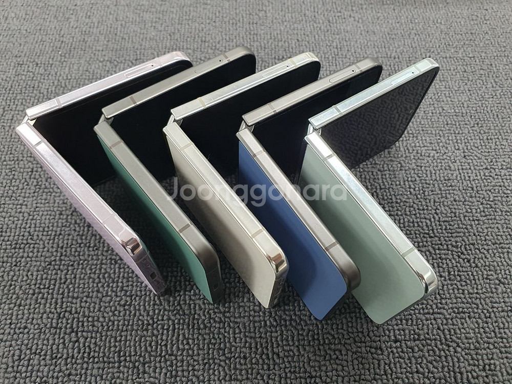 판매 갤럭시Z플립5 색상 공기계 F731 중고폰--3