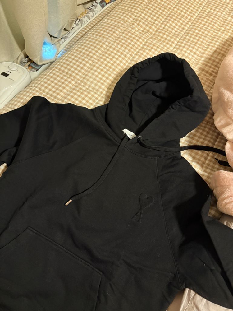 아미 블랙하트 후드티 M 사이즈 (3회 미만 착용) 이미지