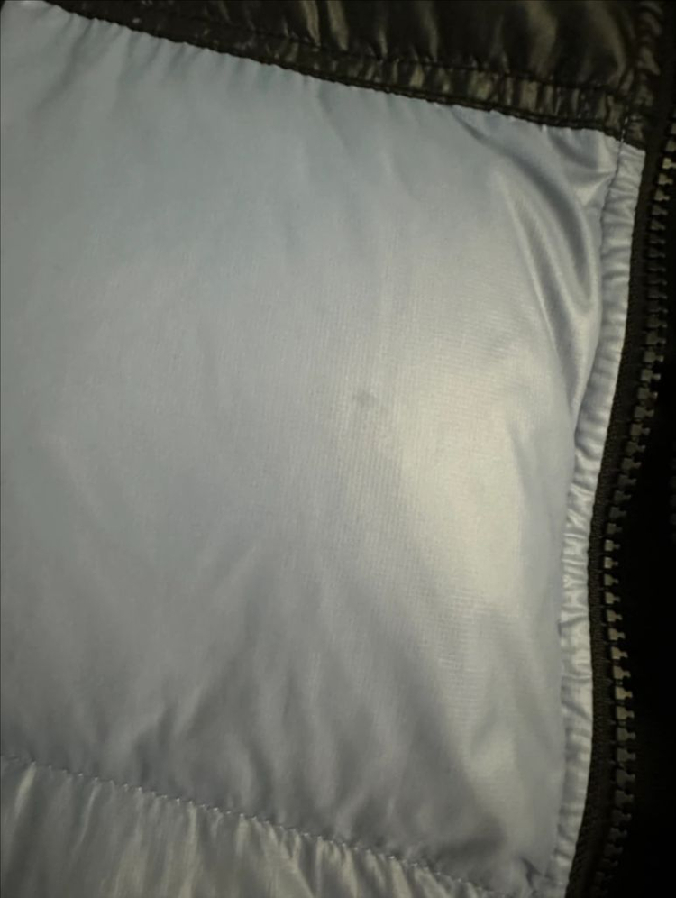 노스페이스 눕시 패딩점퍼 포크블루 크롭--4