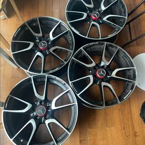 벤츠 AMG 19인치 휠복원한 새삥 네짝급처