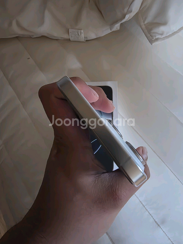 아이폰16프로맥스 256 실버 s급 풀박 판매--3