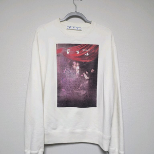 오프화이트 카라바조 맨투맨