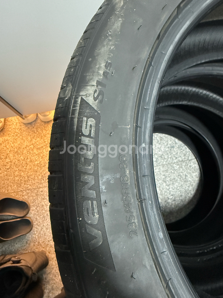 모델3 하이랜드 출고 타이어 벤투스 s1 as--1