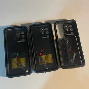 (갤럭시 S20 울트라) 오토바이 배달대행 충전용 방수 자석 휴대폰 거치대 케이스