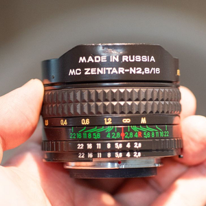 니콘F) Zenitar 렌즈 16mm F2.8