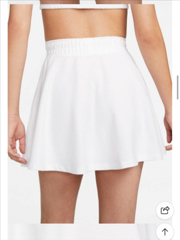 나이키 테니스 치마 M 새상품 화이트,블랙--8