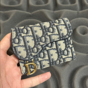 디올 새들 오블리크 카드지갑