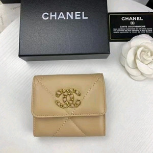 (새상품)샤넬 레더 3단 카드지갑 3색상