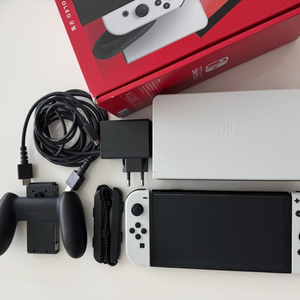 닌텐도스위치 oled 화이트 s급