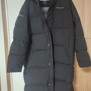 디스커버리 구스다운 롱패딩 105사이즈 DMDJ67056-bks 거의새것