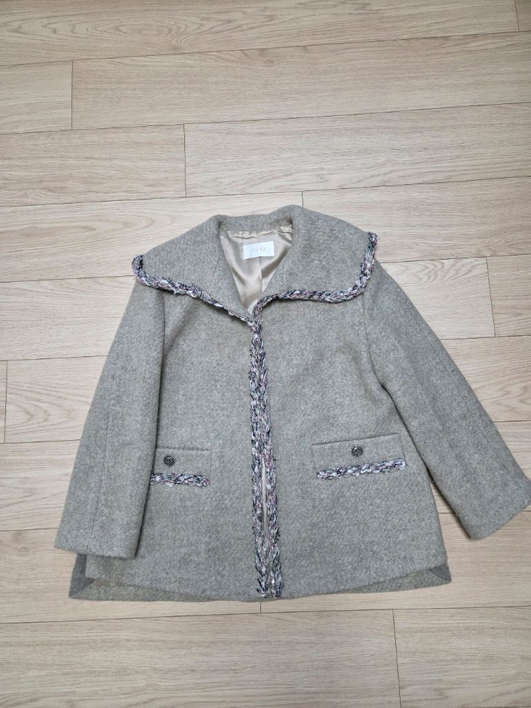 한섬 sjsj 세일러 울 코트 자켓 55-66사이즈 이미지