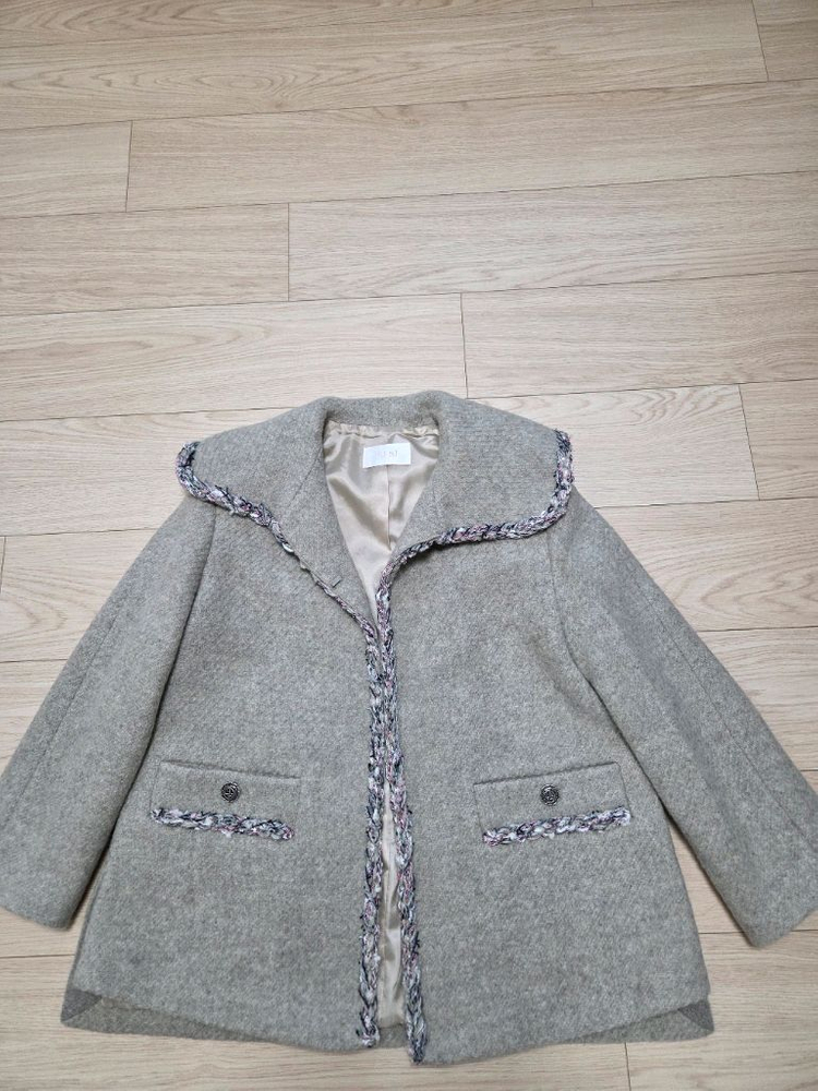 한섬 sjsj 세일러 울 코트 자켓 55-66사이즈 이미지