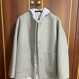 한섬 래트바이티 더블레이어드 후드코트 55