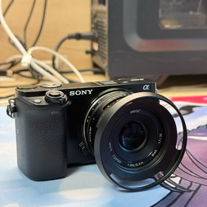 소니 A6000 미러리스 카메라 Meike 35mm f1.7 수동 렌즈