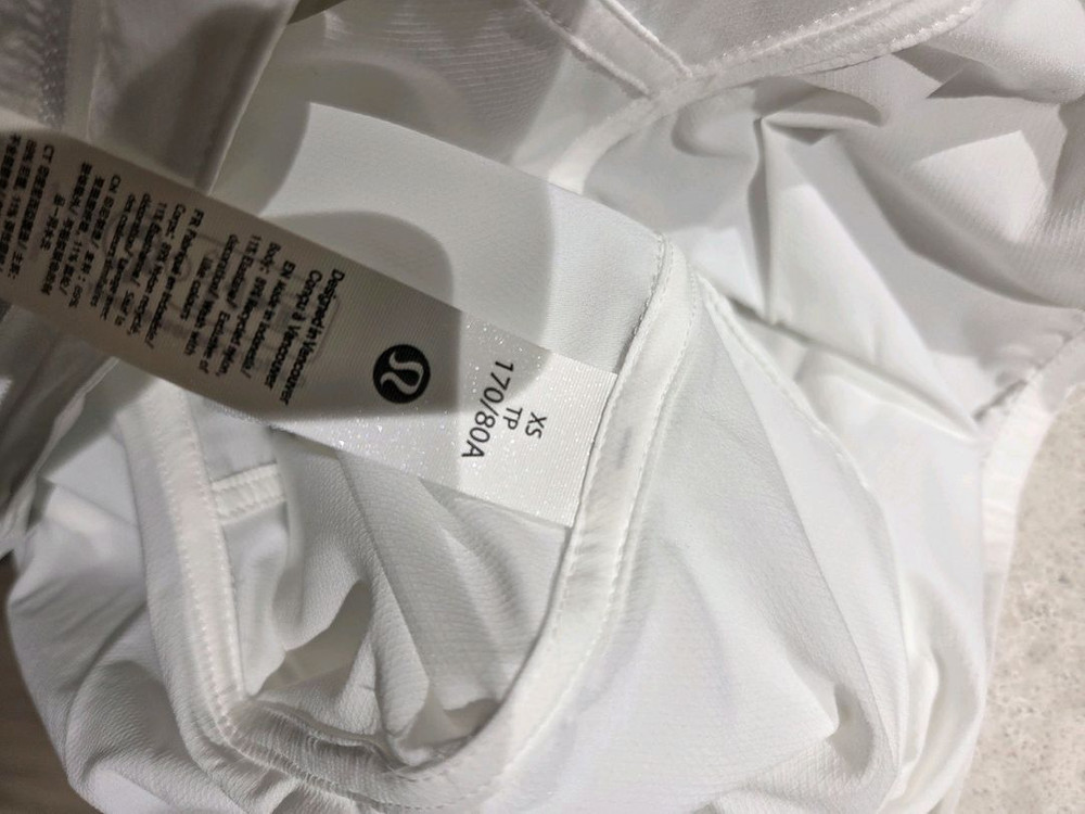 룰루레몬 브리더블 화이트 트레이닝 재킷 XS--3