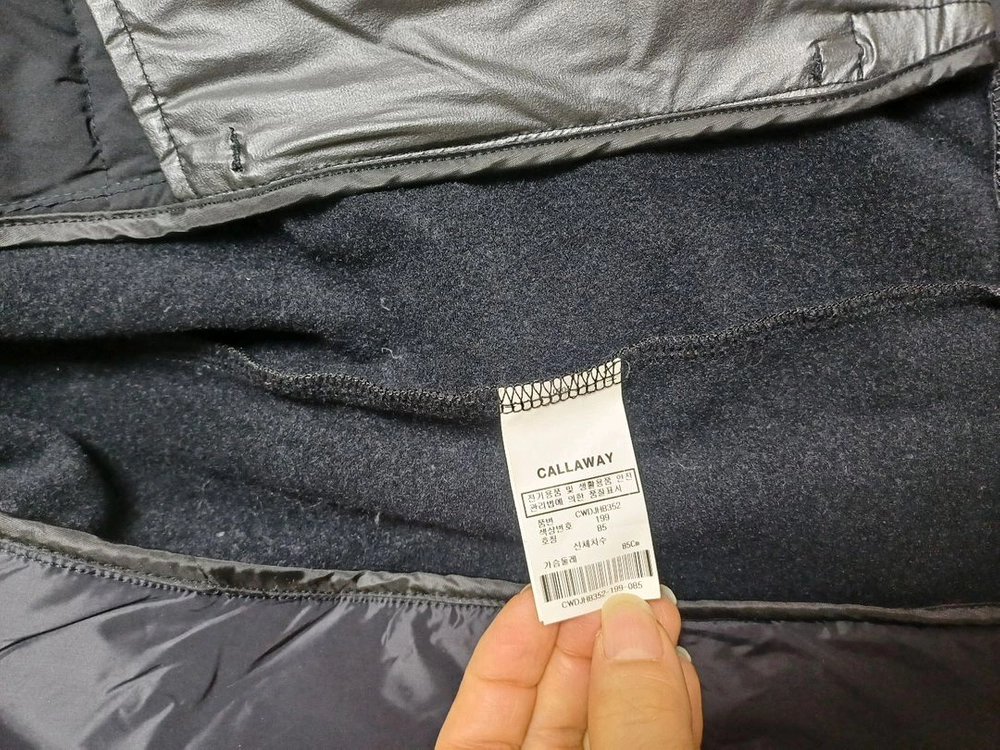여성골프캘러웨이 구스다운경량패딩점퍼자켓 85 44~55 이미지