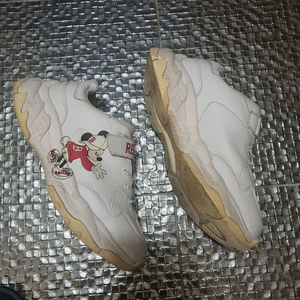 MLB 미키마우스 컬렉션 빅볼청키 보스턴 레드삭스 벨크로 찍찍이 엠엘비 운동화 230 키즈 디즈니 콜라보