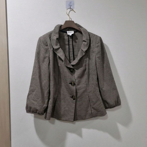 알마니 꼴레지오니 하운드투스 체크 자켓