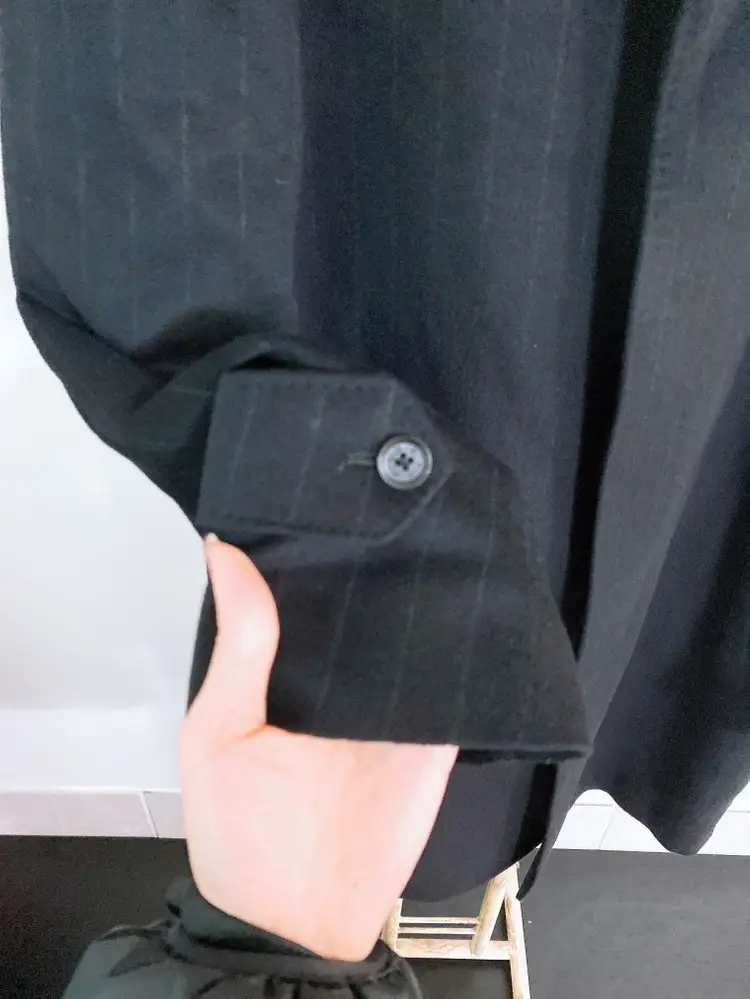(95)닥스남자캐시미어스트라이프울롱코트 이미지