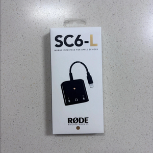 로데 Rode SC6-L 아이폰8핀 오디오 젠더