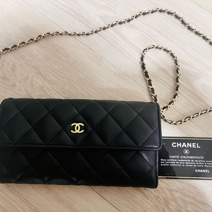 샤넬 장지갑 램스킨