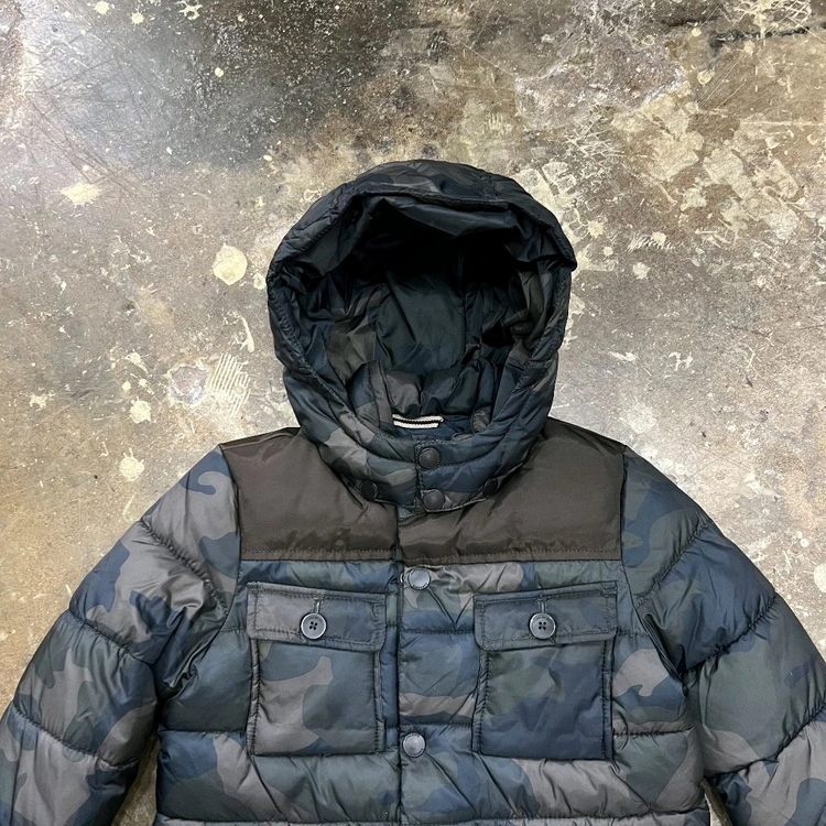 5-6) ZARA 자라 키즈 카모패턴 패딩점퍼 자켓 이미지