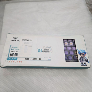 AULA f108 pro. 키캡 퍼플 새제품 이미지
