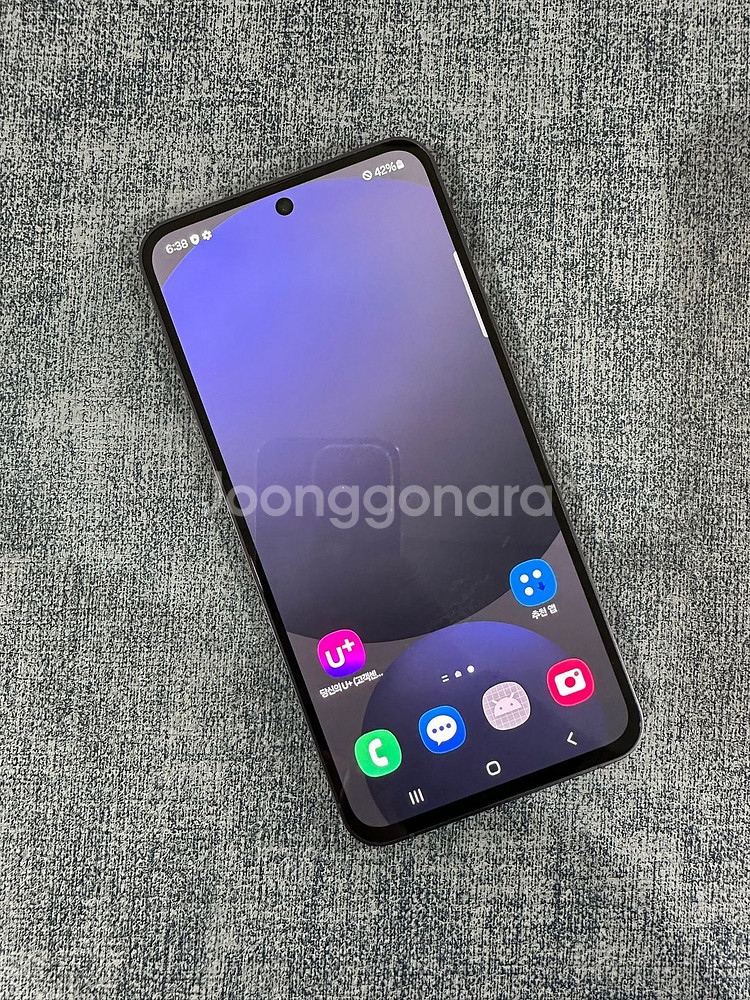 (새상품급) 갤럭시S24FE 256G 블랙 25년 5월개통 무잔상 보증OK 45만원 판매해요--1