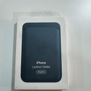 (정품)애플 아이폰 맥세이프 가죽카드지갑 발틱블루