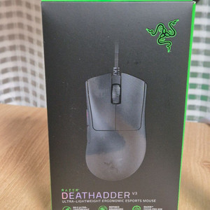 레이저 데스애더 v3 유선 마우스 새제품 razer