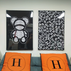 디올 베에브릭 카우스 루이비통 그림액자 그림 액자 팝아트 인테리어소품 명품그림 명품액자 꽃 인테리어 유화 해바라기