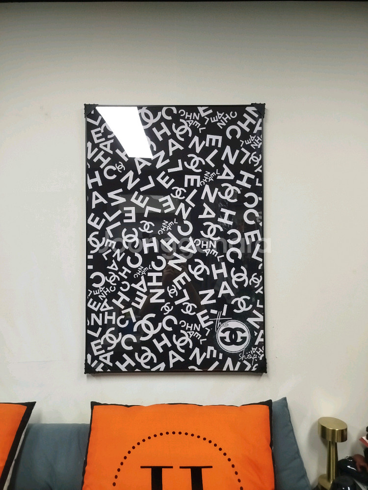 디올 베에브릭 카우스 루이비통 그림액자 그림 액자 팝아트 인테리어소품 명품그림 명품액자 꽃 인테리어 유화 해바라기--8